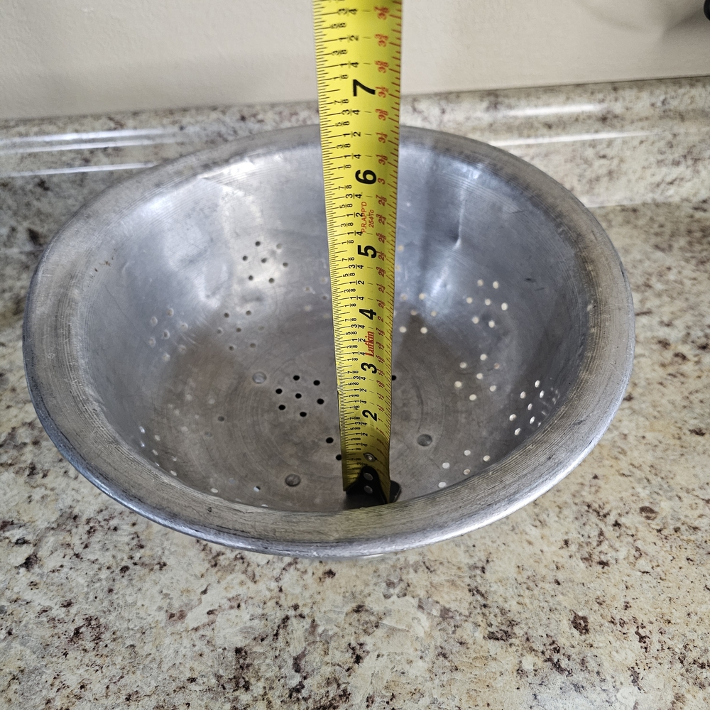 "Vintage" Stainless Steel Colander - Picture 12 of 13